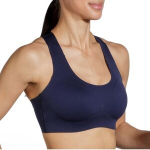 Brooks Dare Crossback Run Sports Bra for High Impact Running in Navy Size 38 CD